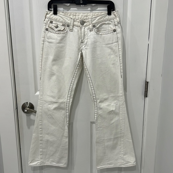Rare White/Silver True Religion Jeans - Picture 5 of 7